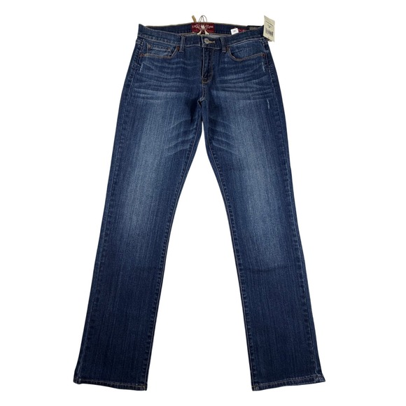 Lucky Brand Denim - NWT‎ Lucky Brand Sofia Straight Jeans Regular Dark Wash Mid Rise Womens 10/30
